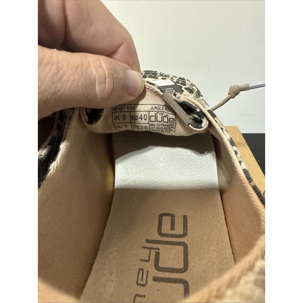 Hey Dude Wendy Jungle Beige Women's Slip-On Shoes Animal Print US 9 Wendy Rise - Picture 6 of 10